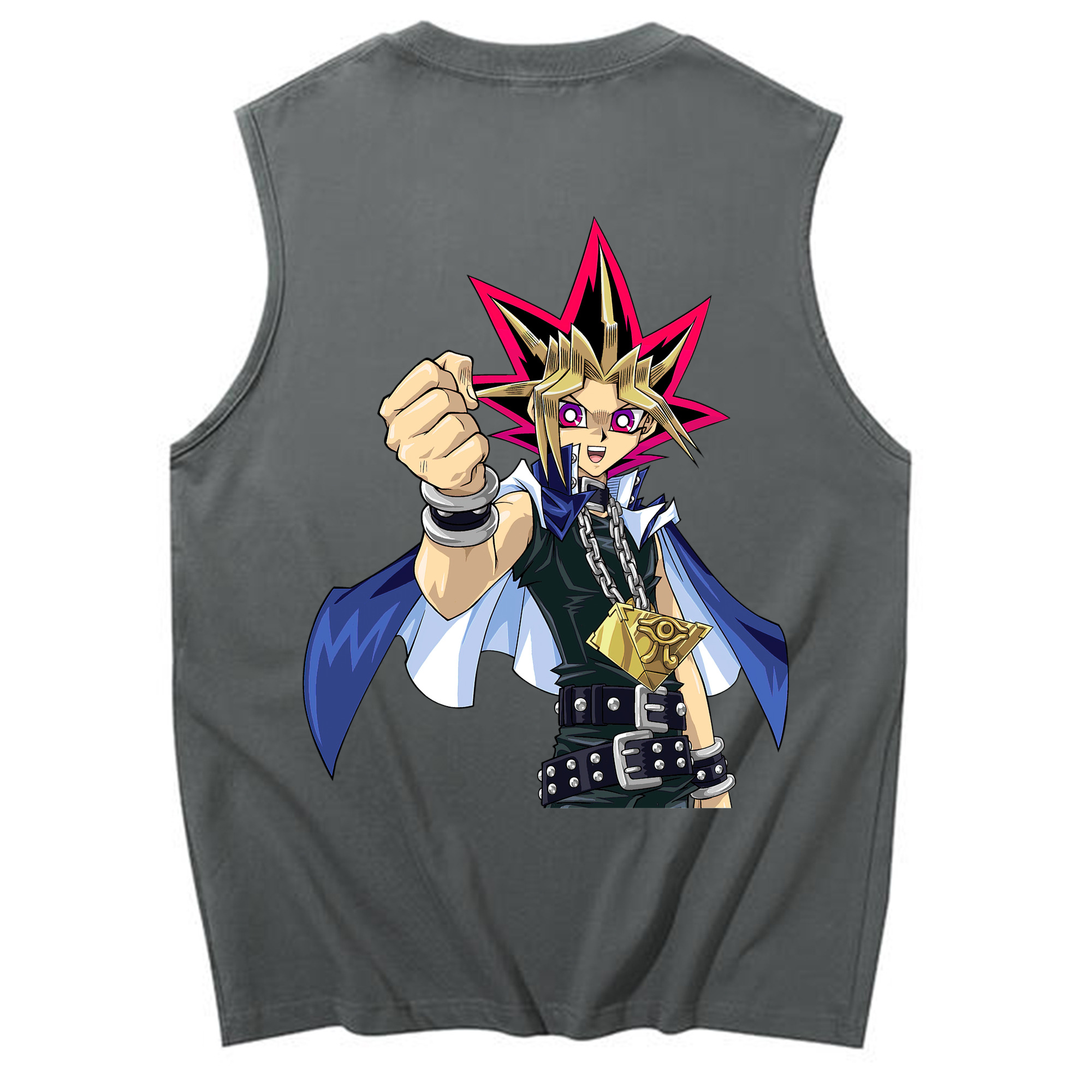 （画像用） 遊☆戯☆王 Yu-Gi-Oh! コットン100％タンクトップ（背面プリント）